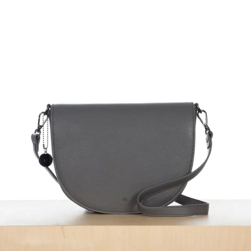 Ela Mini Saddle Bag - Grey sold by Boutique with Grace