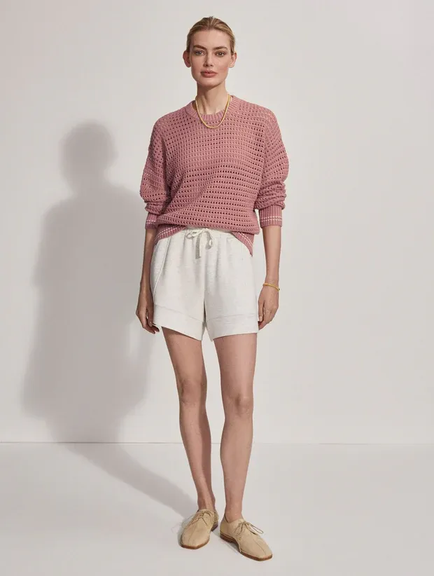 Varley Fox Knit Crew - Wood Rose sold by Boutique with Grace product image thumbnail 2
