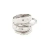 Pilgrim Asher 4 in 1 Ring Set - Silver sold by Boutique with Grace
