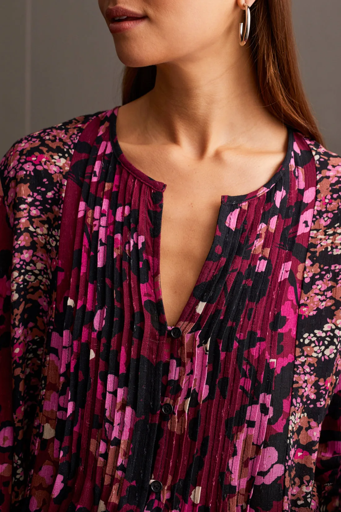 Tribal Willa Blouse - Port Wine sold by Boutique with Grace product image thumbnail 3