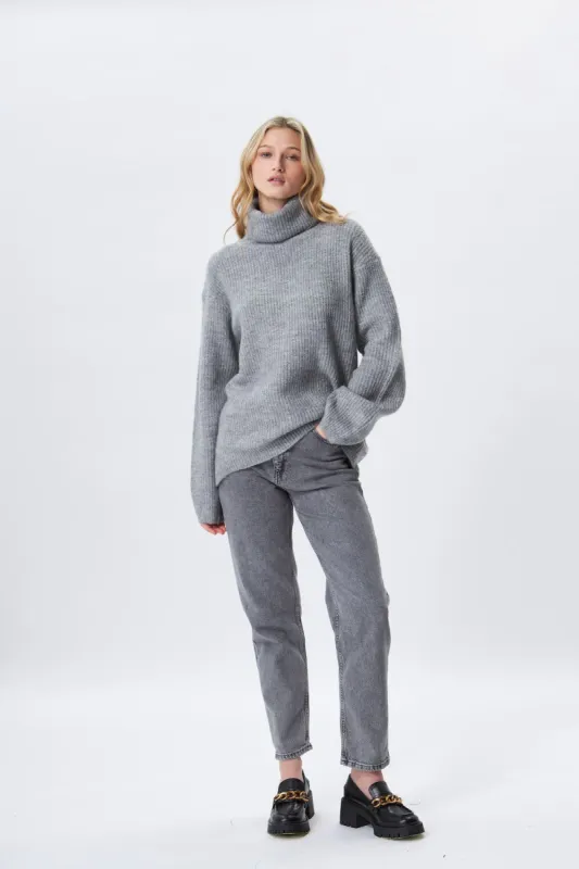 John & Jenn Kingston Sweater - Light Heather sold by Boutique with Grace