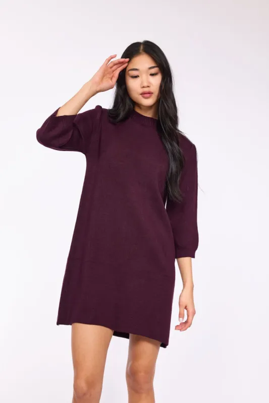 Pistache Knit Dress - Bordeaux sold by Boutique with Grace