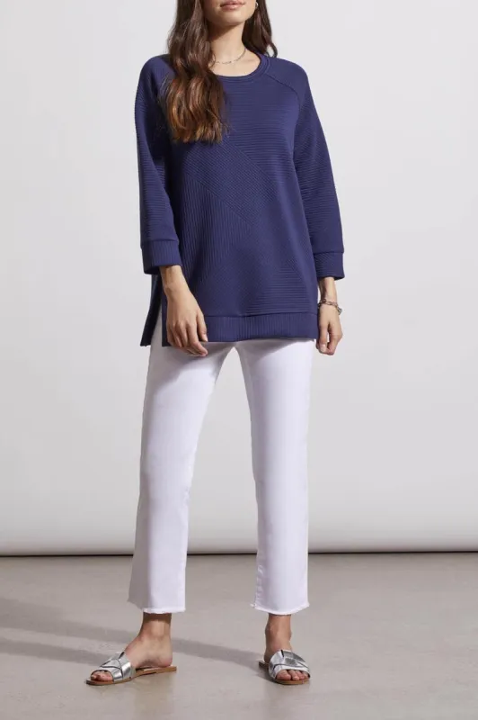 Tribal Amelia Raglan Top - Jet Blue sold by Boutique with Grace