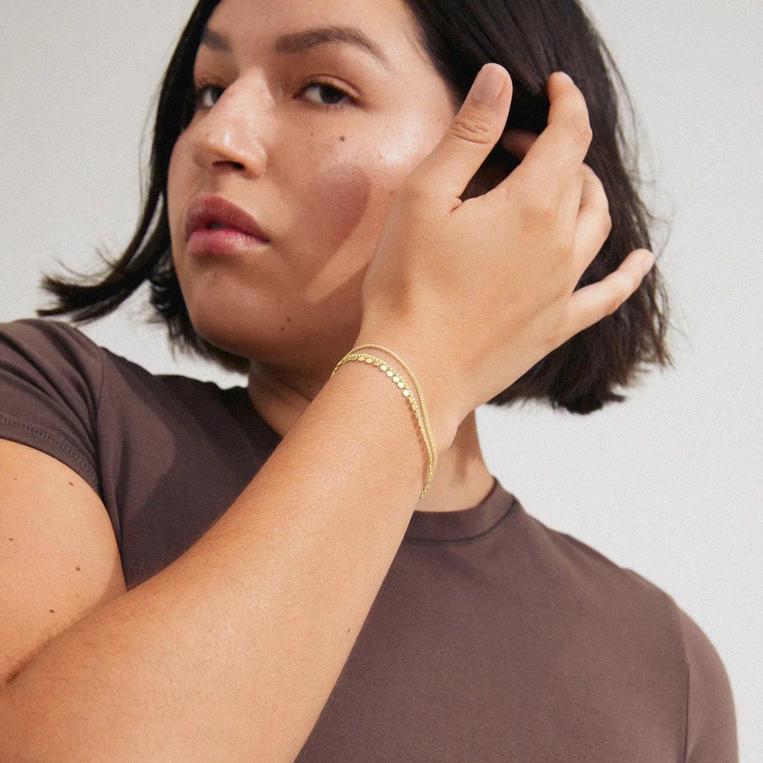 Pilgrim Bloom Recycled Bracelet - Gold sold by Boutique with Grace product image thumbnail 2