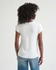 Splendid Faye 1x1 Rib Tee - White sold by Boutique with Grace