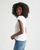 Splendid Faye 1x1 Rib Tee - White sold by Boutique with Grace