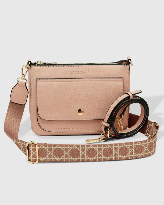 Louenhide Lizzie Crossbody Bag - Blush sold by Boutique with Grace