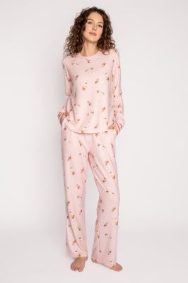 PJ Salvage Cabin & Cocktails PJ Set - Pink Dream sold by Boutique with Grace