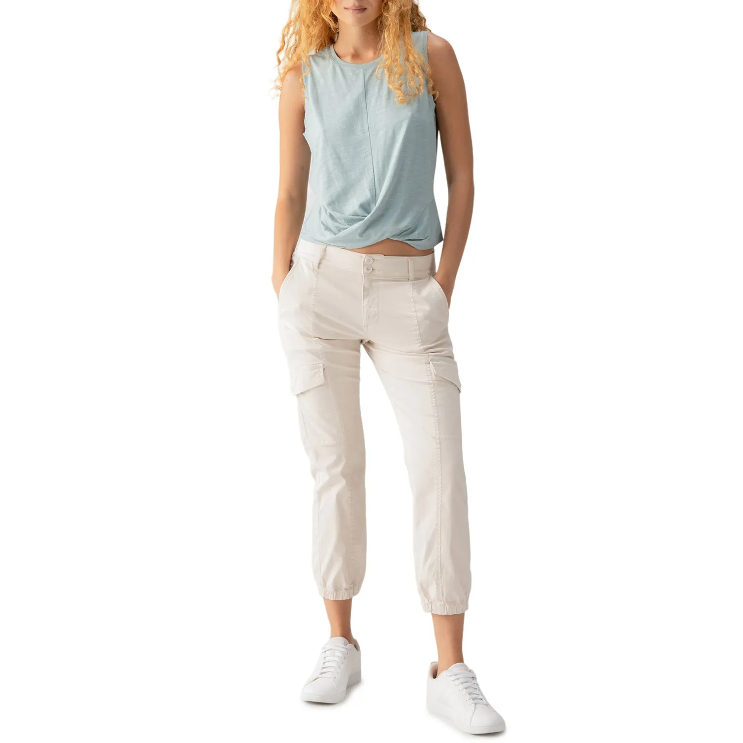 Sanctuary Twisted Tank - Eucalyptus sold by Boutique with Grace product image thumbnail 4