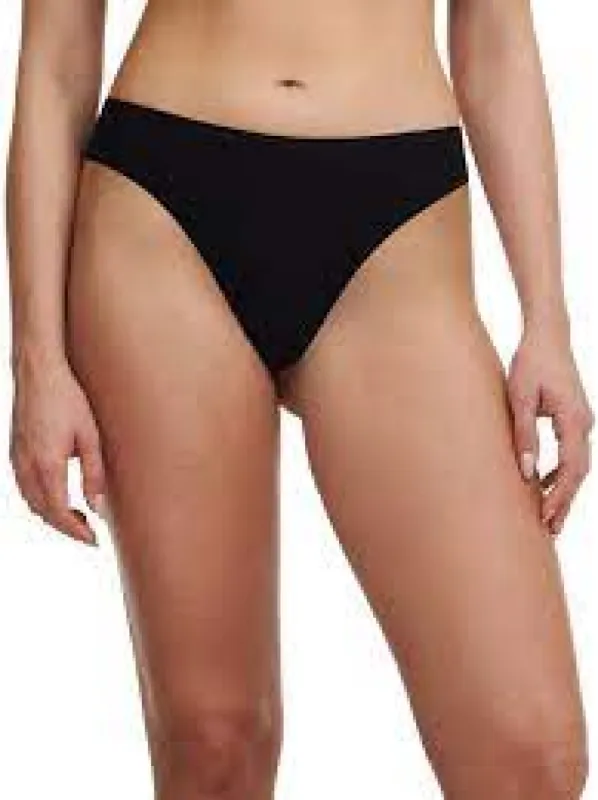 Chantelle Soft Stretch Lace Tanga - Black sold by Boutique with Grace