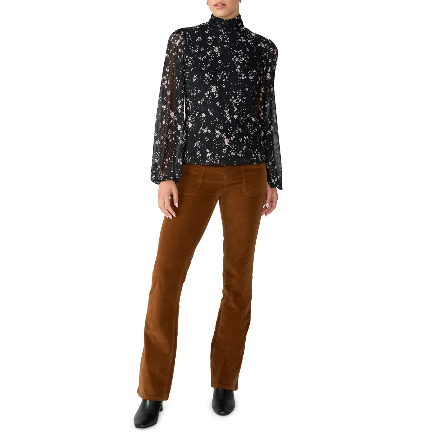 Sanctuary Night Dream Mesh Top - Falling Petals sold by Boutique with Grace