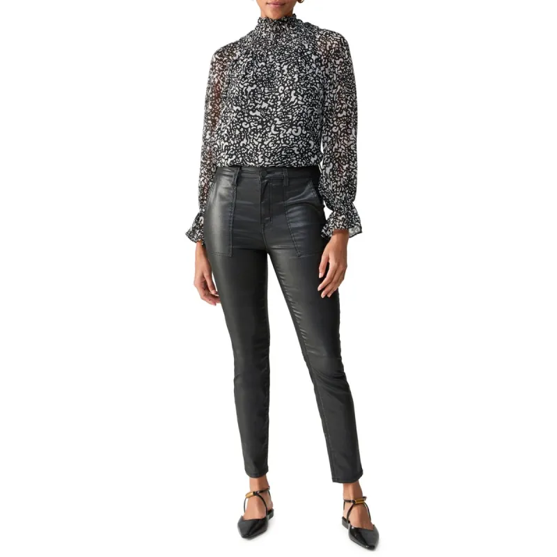 Sanctuary Better Still Blouse - Graphic Feline sold by Boutique with Grace