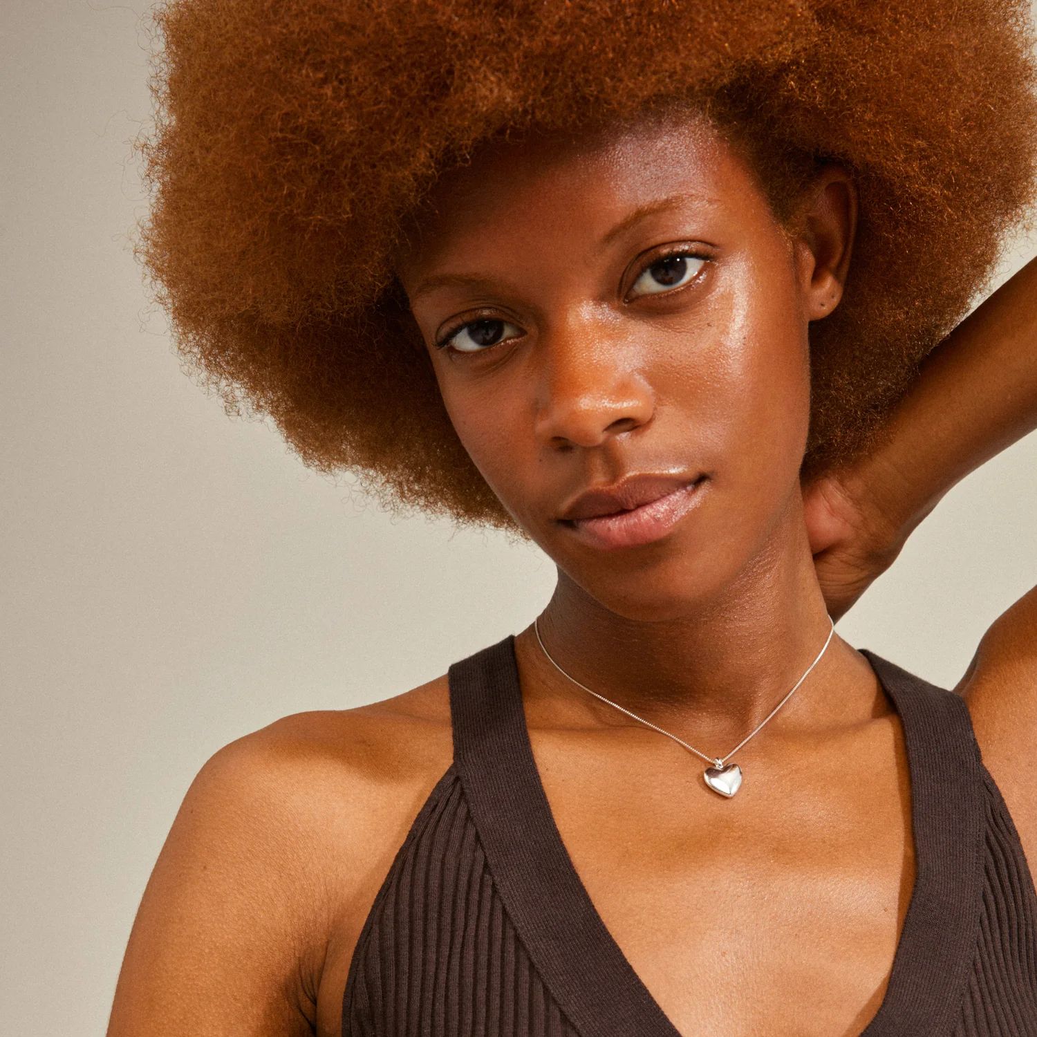 Pilgrim Sophia Recycled Heart Necklace - Silver sold by Boutique with Grace