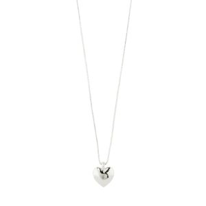 Pilgrim Sophia Recycled Heart Necklace - Silver sold by Boutique with Grace