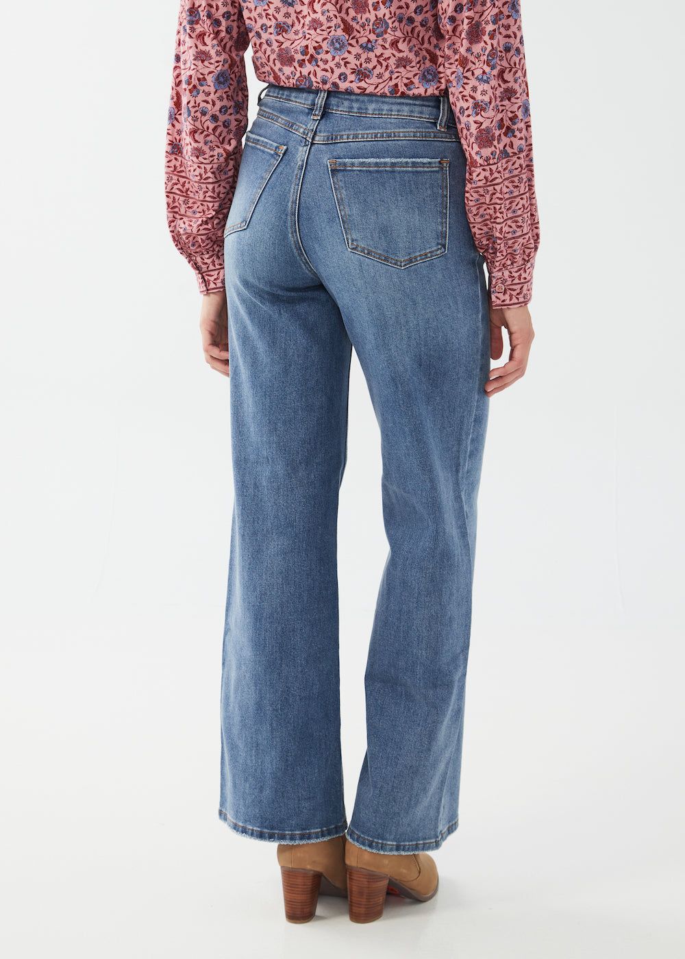 FDJ Olivia Wide Leg Jean - Medium Wash sold by Boutique with Grace product image thumbnail 3