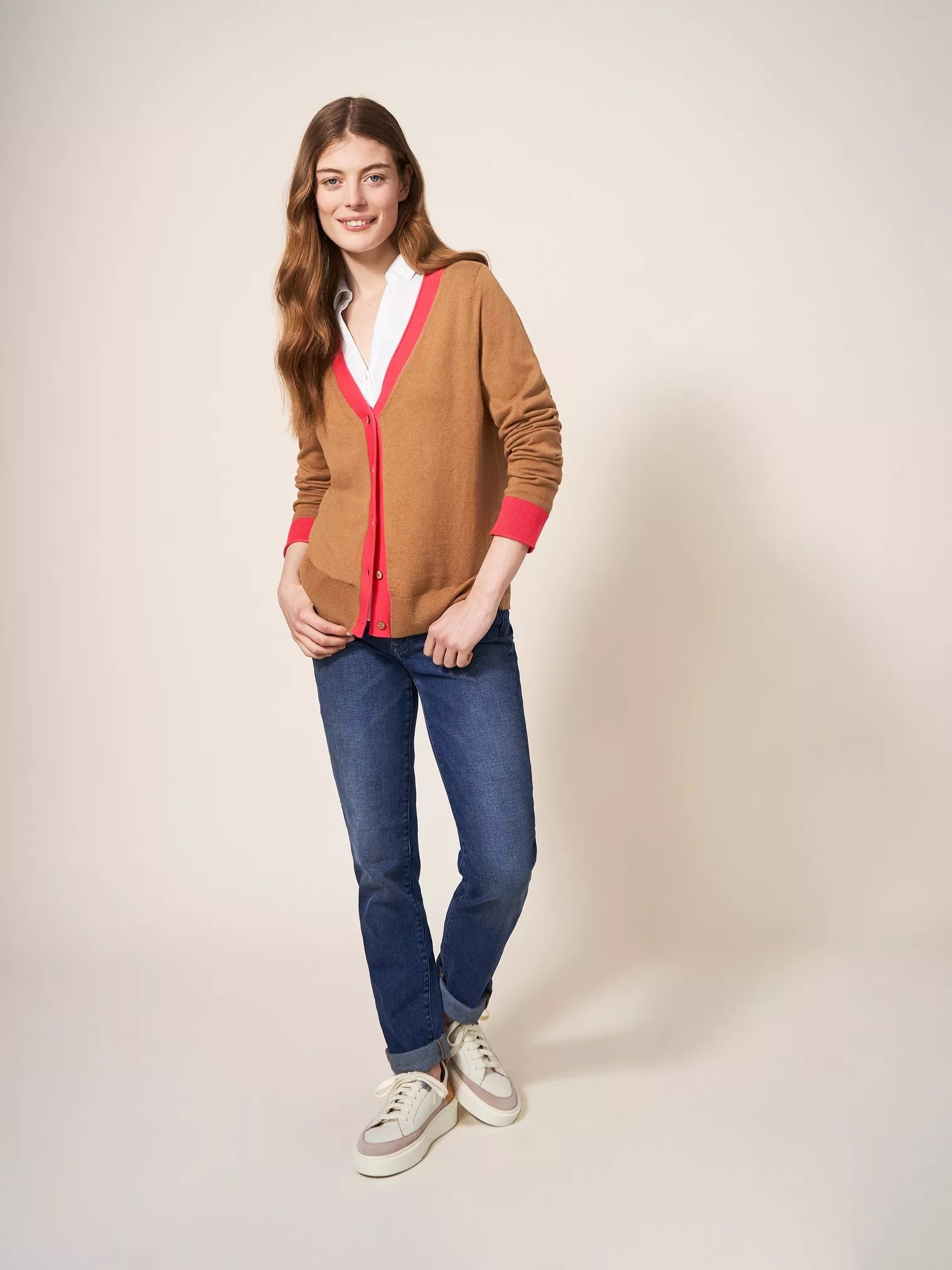 White Stuff Sally Smart Cardi - Deep Brown sold by Boutique with Grace product image thumbnail 2