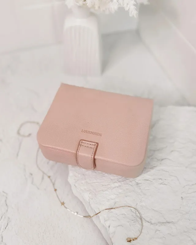 Louenhide Marcie Jewelry Case - Baby Pink sold by Boutique with Grace
