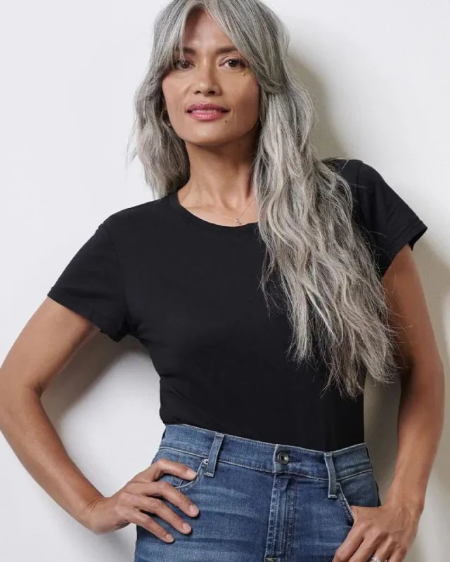 Splendid Abbie Crew - Black sold by Boutique with Grace