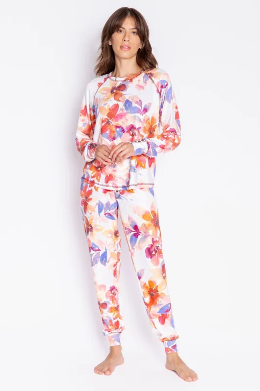 PJ Salvage Rustic Garden Floral PJ Set - Oatmeal sold by Boutique with Grace