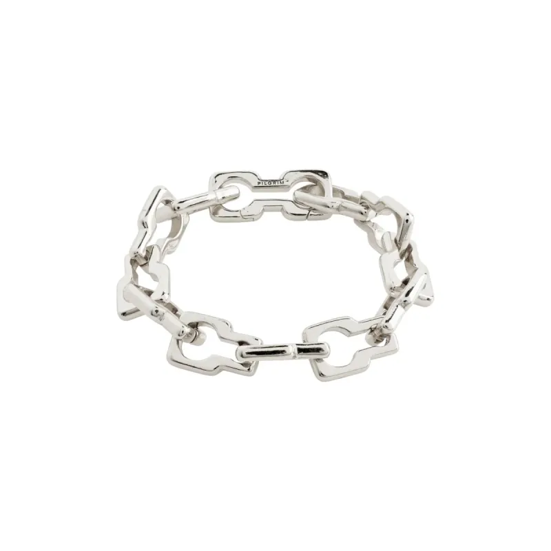 Pilgrim Live Chunky Bracelet - Silver sold by Boutique with Grace