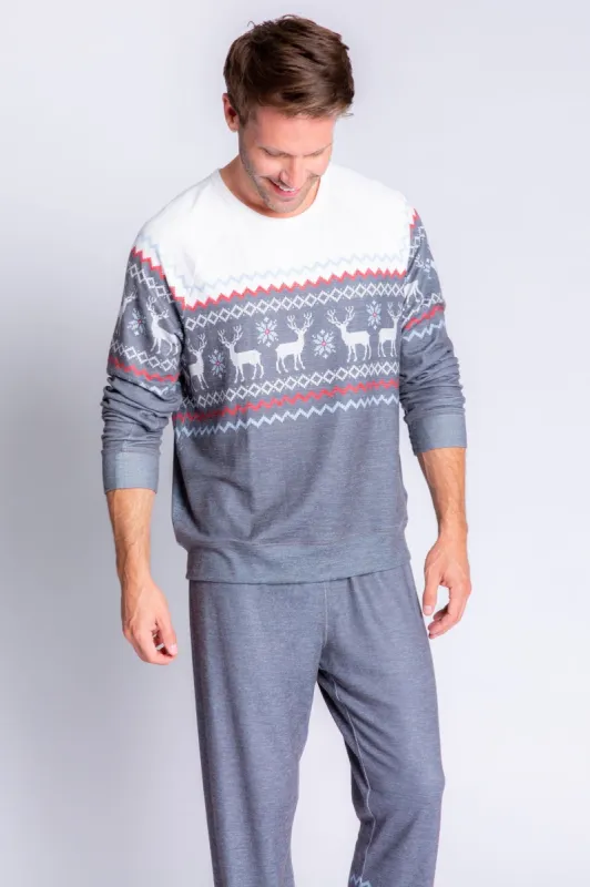 PJ Salvage Family Fairisle Men’s PJ Set sold by Boutique with Grace
