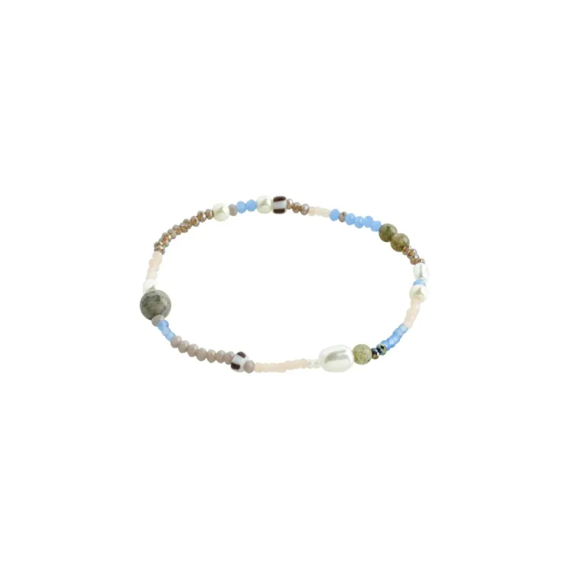 Pilgrim Indiana Bracelet - Light Blue sold by Boutique with Grace