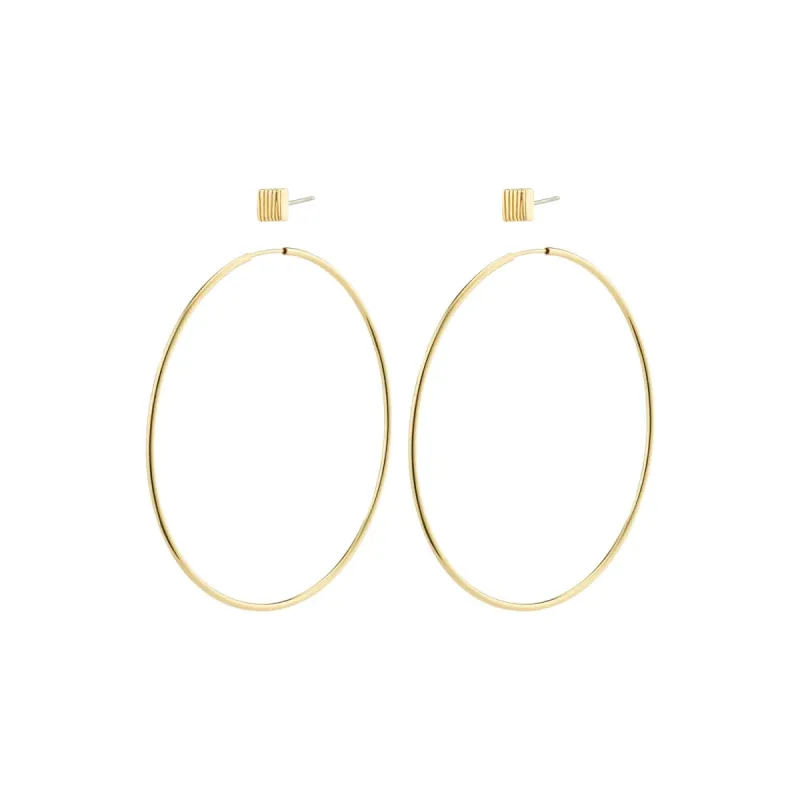 Pilgrim Care Hoop and Stud Set - Gold sold by Boutique with Grace