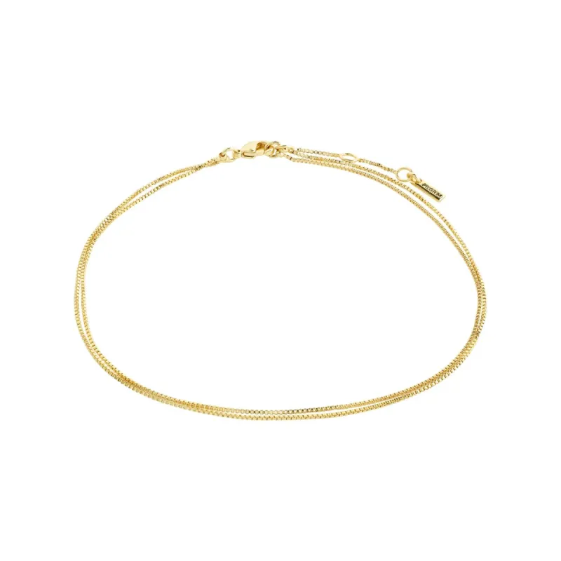 Pilgrim Care 2 in 1 Anklet - Gold sold by Boutique with Grace