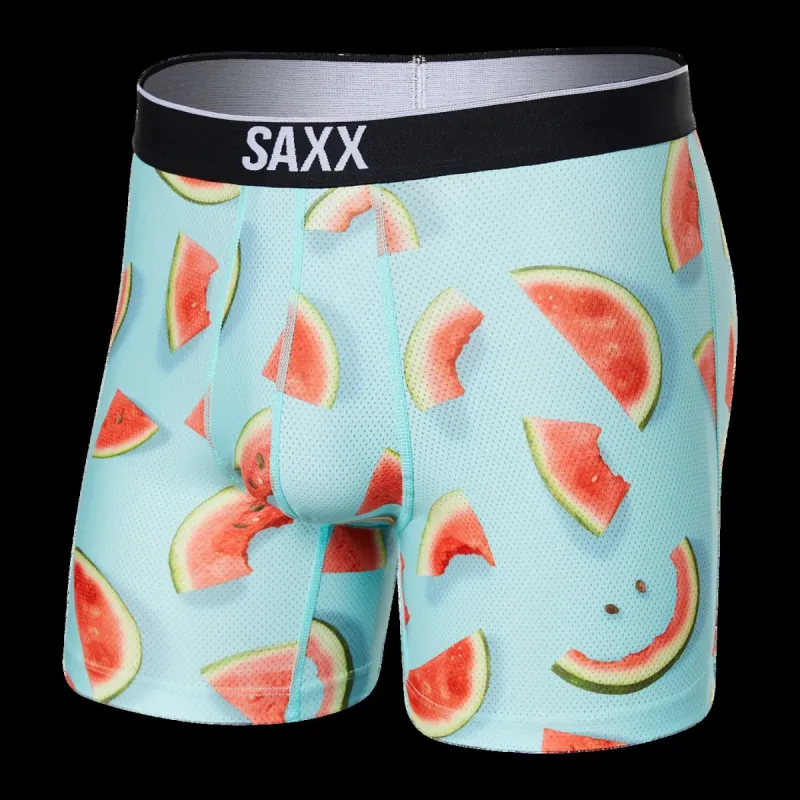 Saxx Volt Breathable Mesh Boxer Brief - One Hit Wondermelon sold by Boutique with Grace