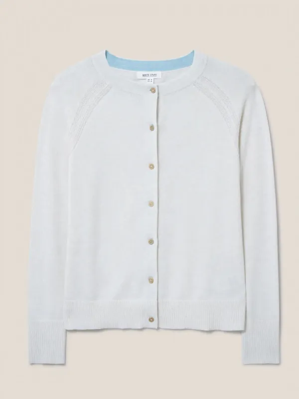 White Stuff Lulu Cardi - Natural White sold by Boutique with Grace
