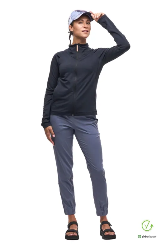 Indyeva Asciutta Zip Up - Black sold by Boutique with Grace