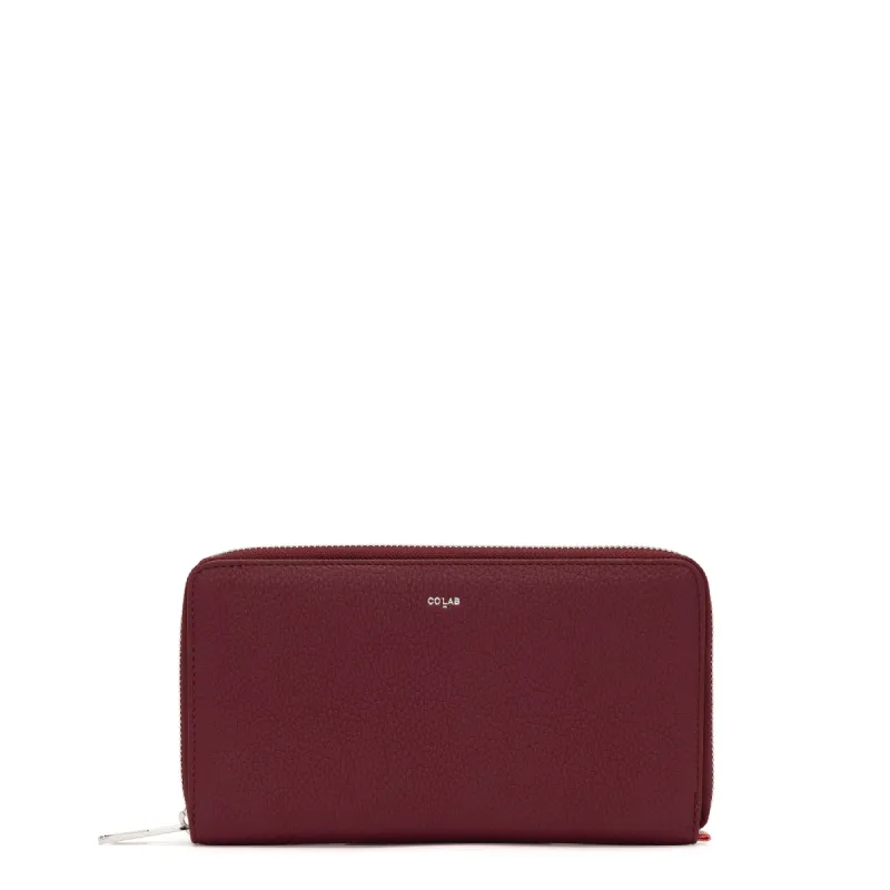 co-lab Flex Bests Long Wallet - Burgundy sold by Boutique with Grace