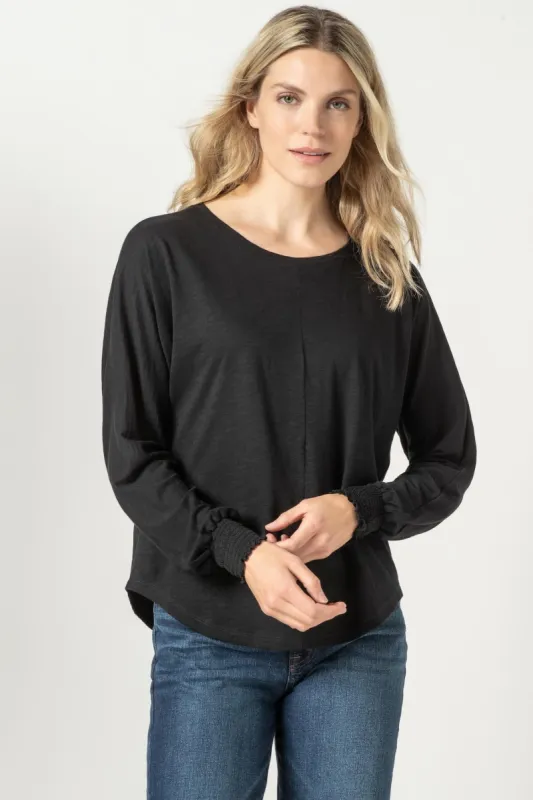 Lilla P Boatneck Dolman - Black sold by Boutique with Grace