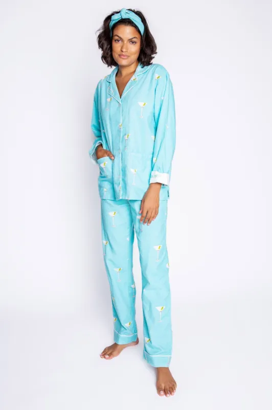 PJ Salvage Flannels - Mint Martini sold by Boutique with Grace