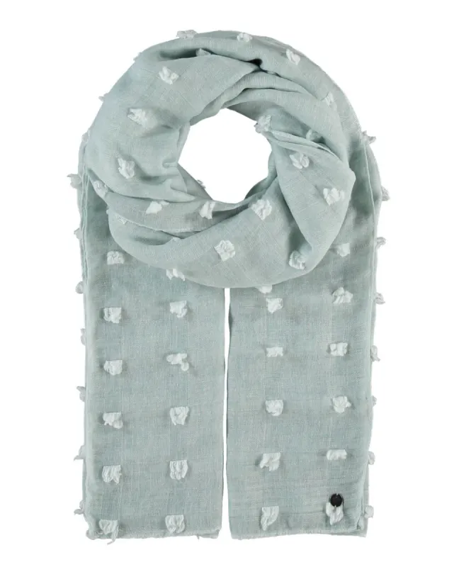 V. Fraas Dobby Scarf - Neo Mint sold by Boutique with Grace