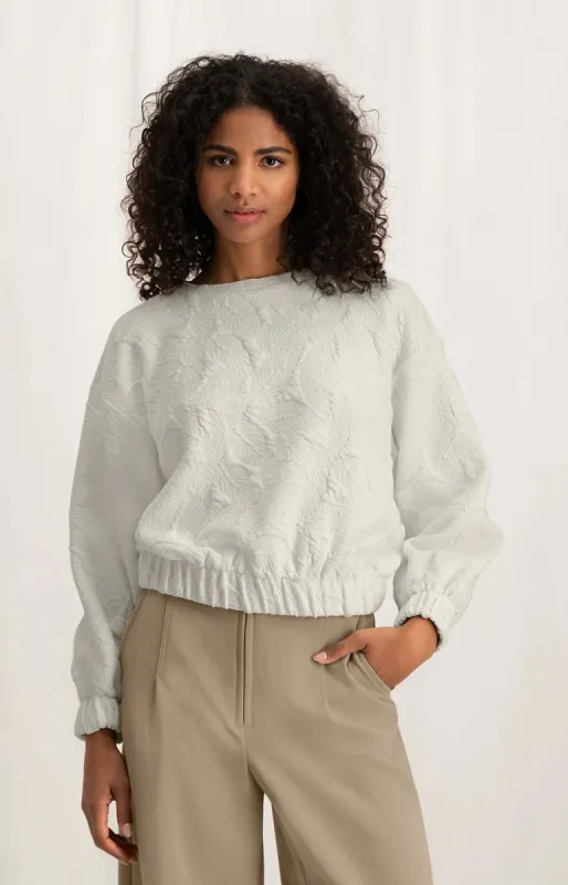 Yaya Structured Sweater - Ivory sold by Boutique with Grace