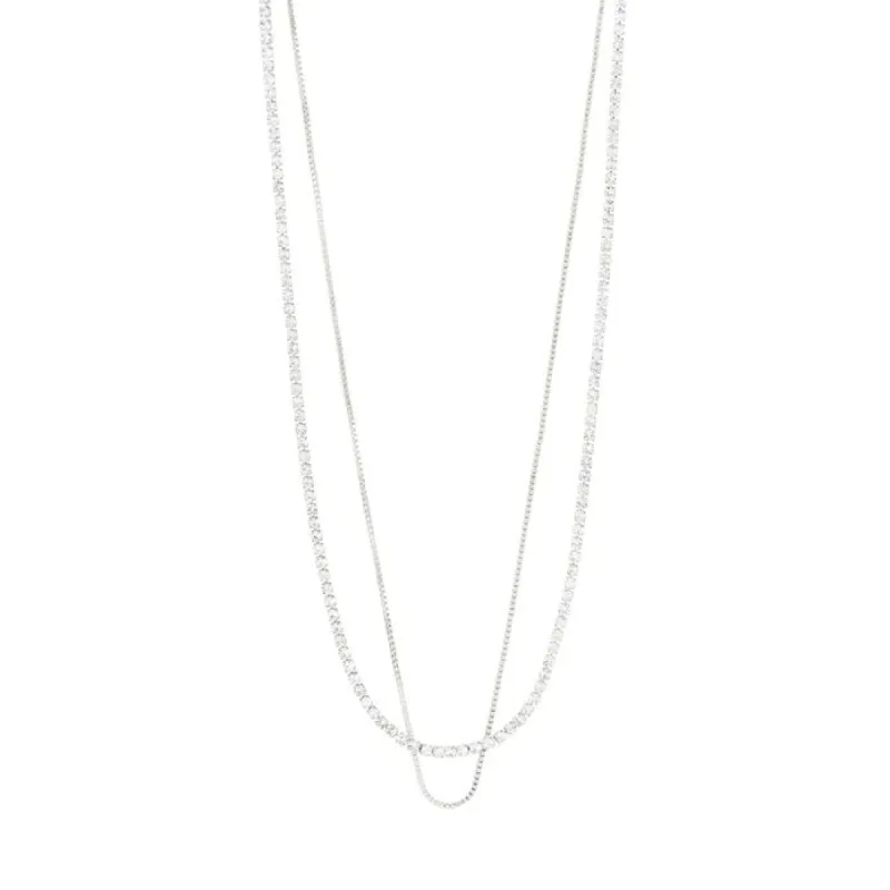 Pilgrim Mille Necklace - Silver sold by Boutique with Grace