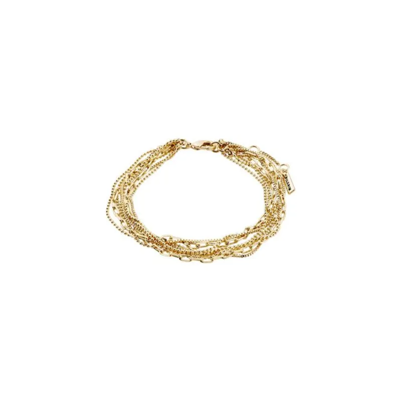 Pilgrim Lilly Chain Bracelet - Gold sold by Boutique with Grace