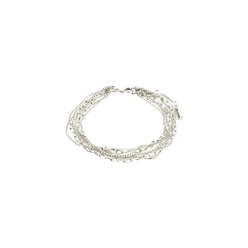 Pilgrim Lilly Chain Bracelet - Silver sold by Boutique with Grace