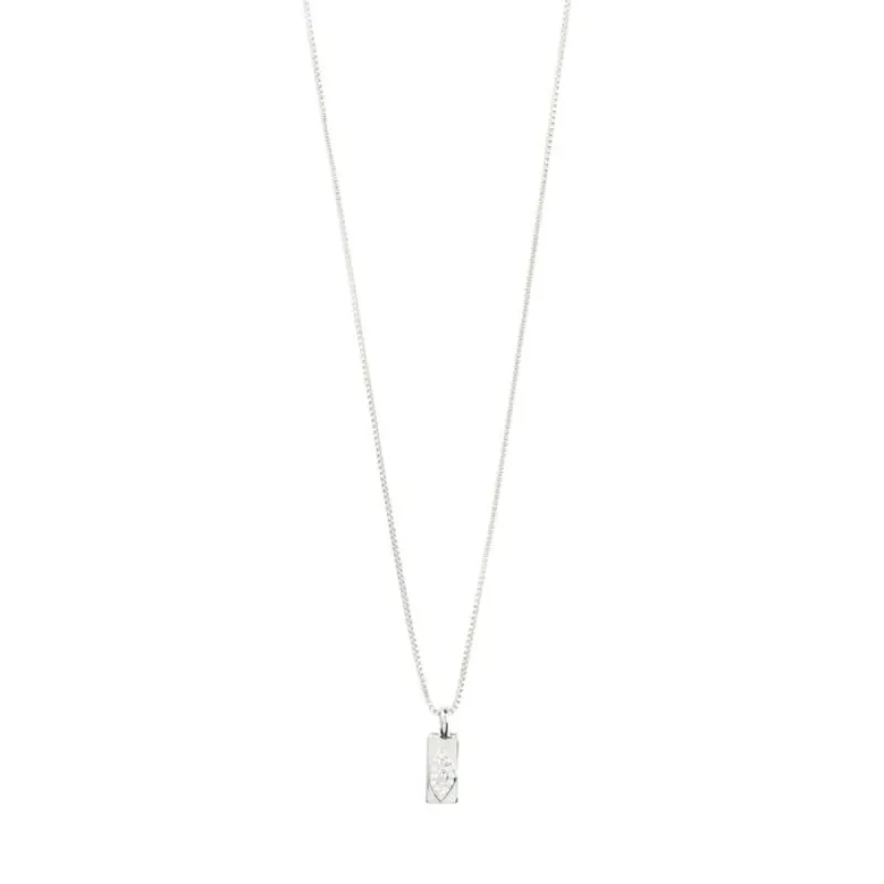 Pilgrim Freedom Crystal Pendant - Silver sold by Boutique with Grace