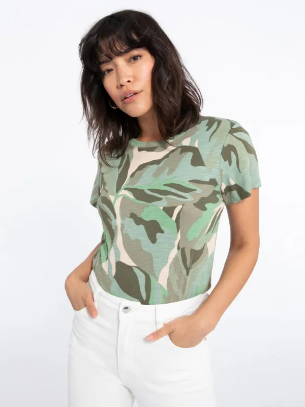Sanctuary The Perfect Tee - Palm Camo sold by Boutique with Grace