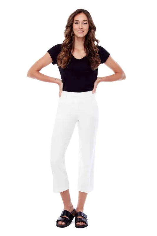 Tyler Madison Chloe Cropped Pant - Vanilla sold by Boutique with Grace