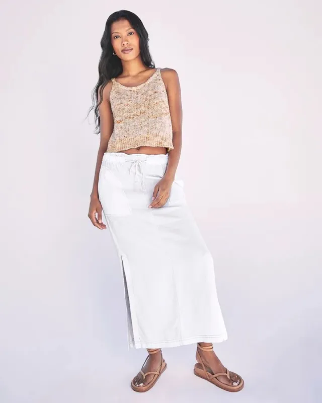 Splendid Luella Skirt - White sold by Boutique with Grace