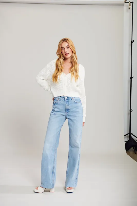 John & Jenn Ollie Cardi - Daffodil sold by Boutique with Grace