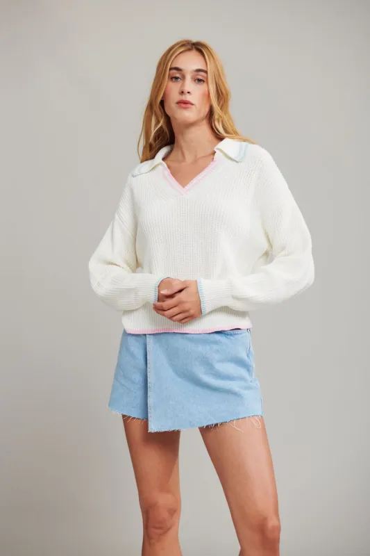 John & Jenn Maddox Sweater - Cotton Candy sold by Boutique with Grace