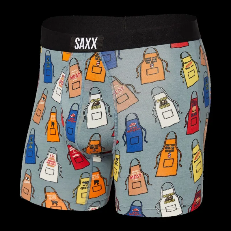 Saxx Vibe Boxer Brief - Grillicious Washed Green sold by Boutique with Grace