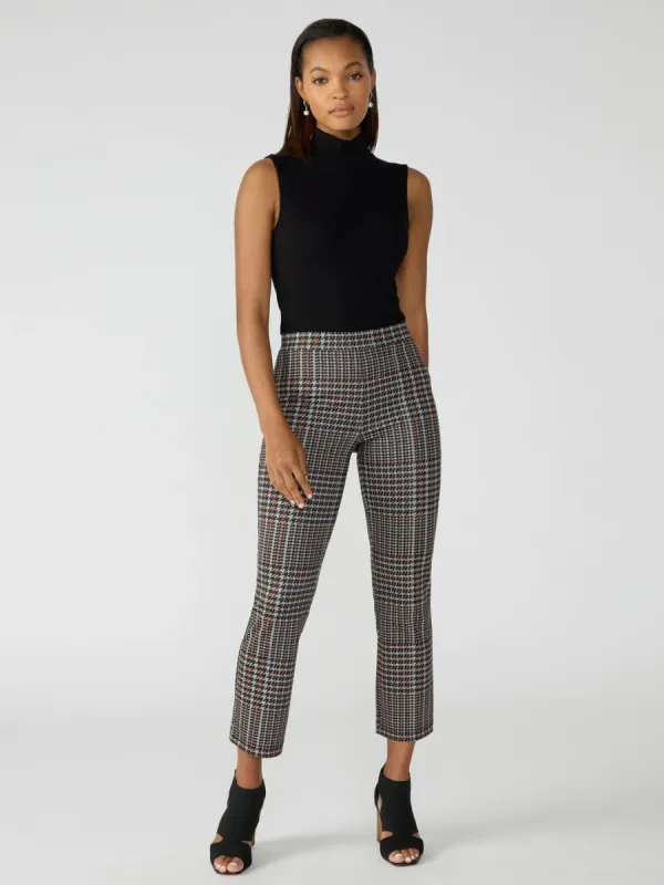 Sanctuary Carnaby Kick Crop - Cappuccino Plaid sold by Boutique with Grace