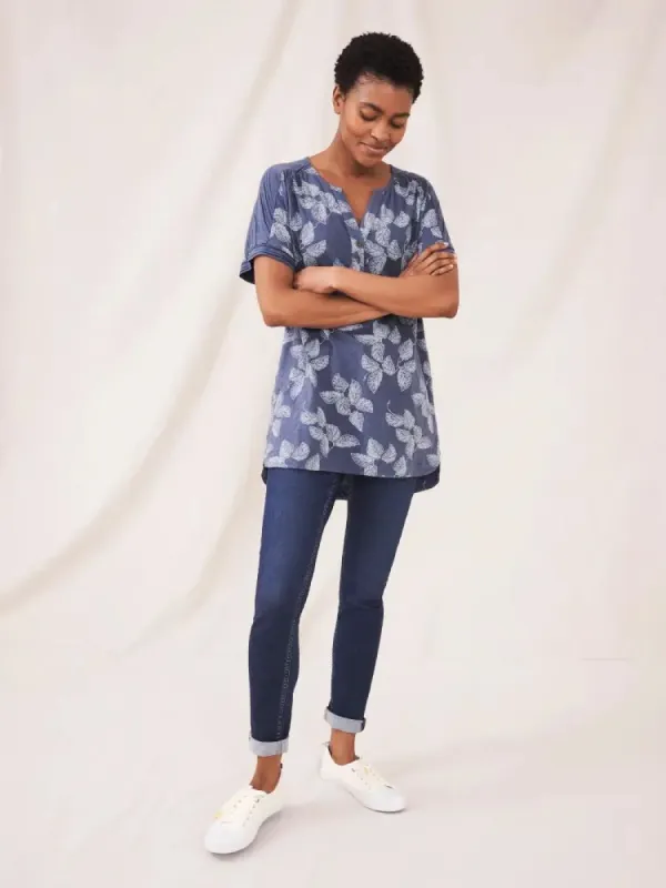 White Stuff Ayla Jersey Tunic - Blue Multi sold by Boutique with Grace