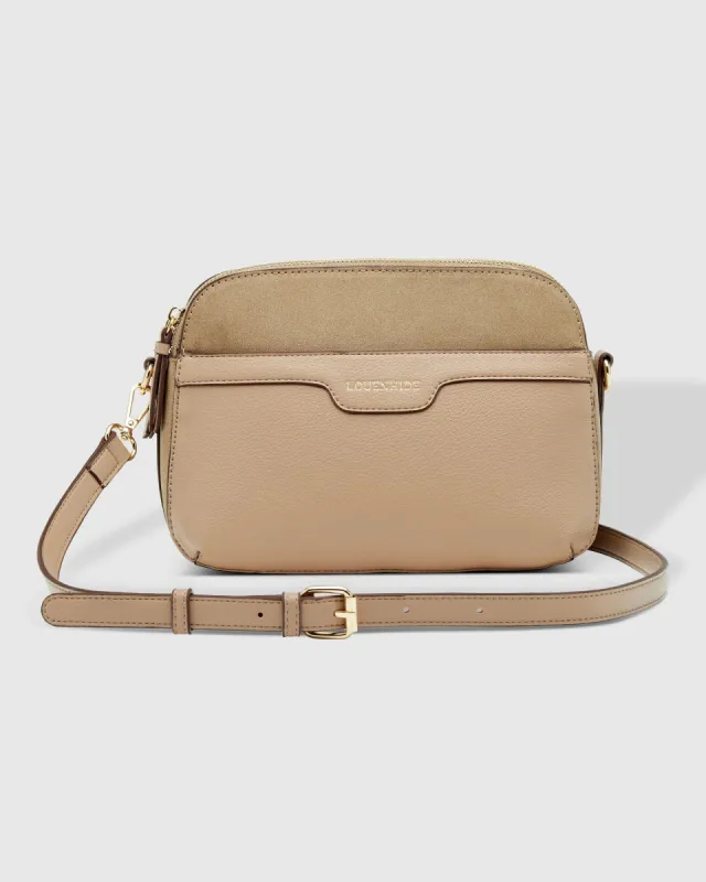 Louenhide Diana Suede Crossbody Bag - Suede Frappe sold by Boutique with Grace