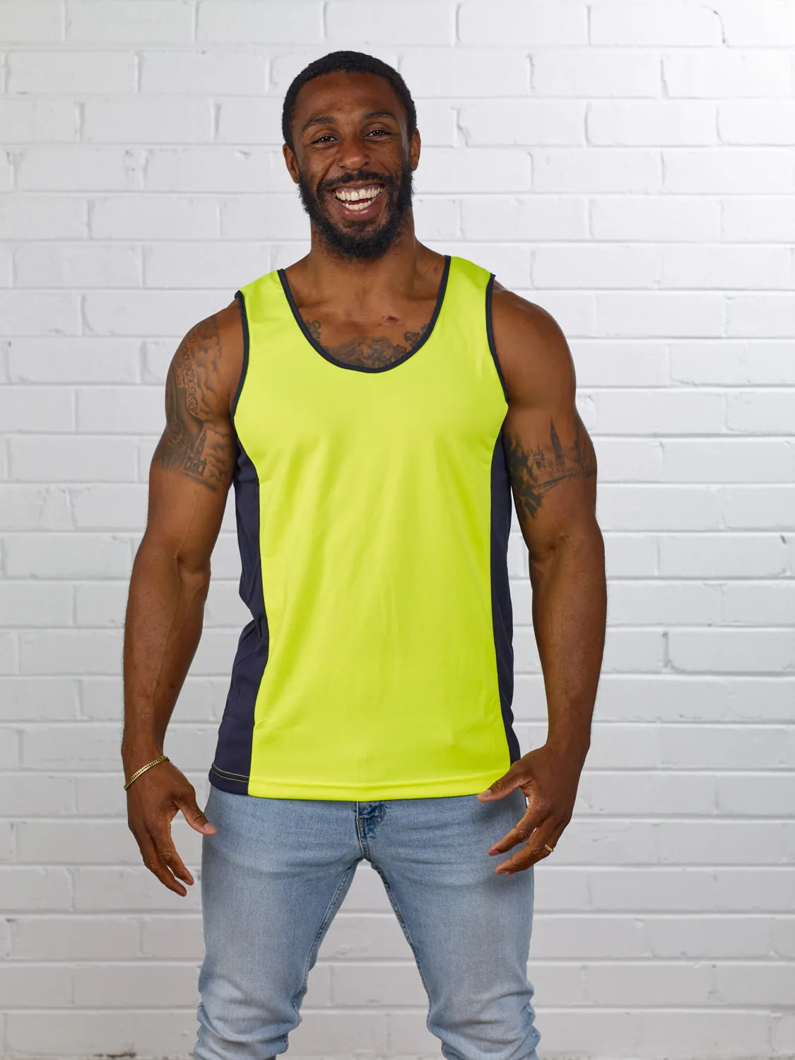 Hi Vis Workwear Singlet sold by Brahma product image thumbnail 2